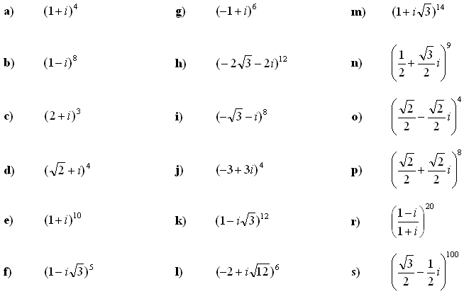 Complex numbers and complex equations - Exercise 7